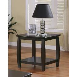 Marina End Table with Bottom Shelf